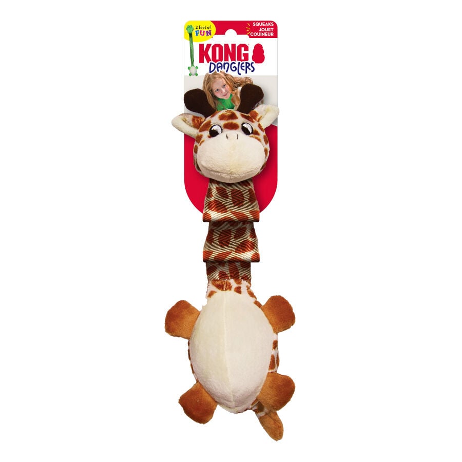 Kong Danglers Girafa de peluche para cães, , large image number null